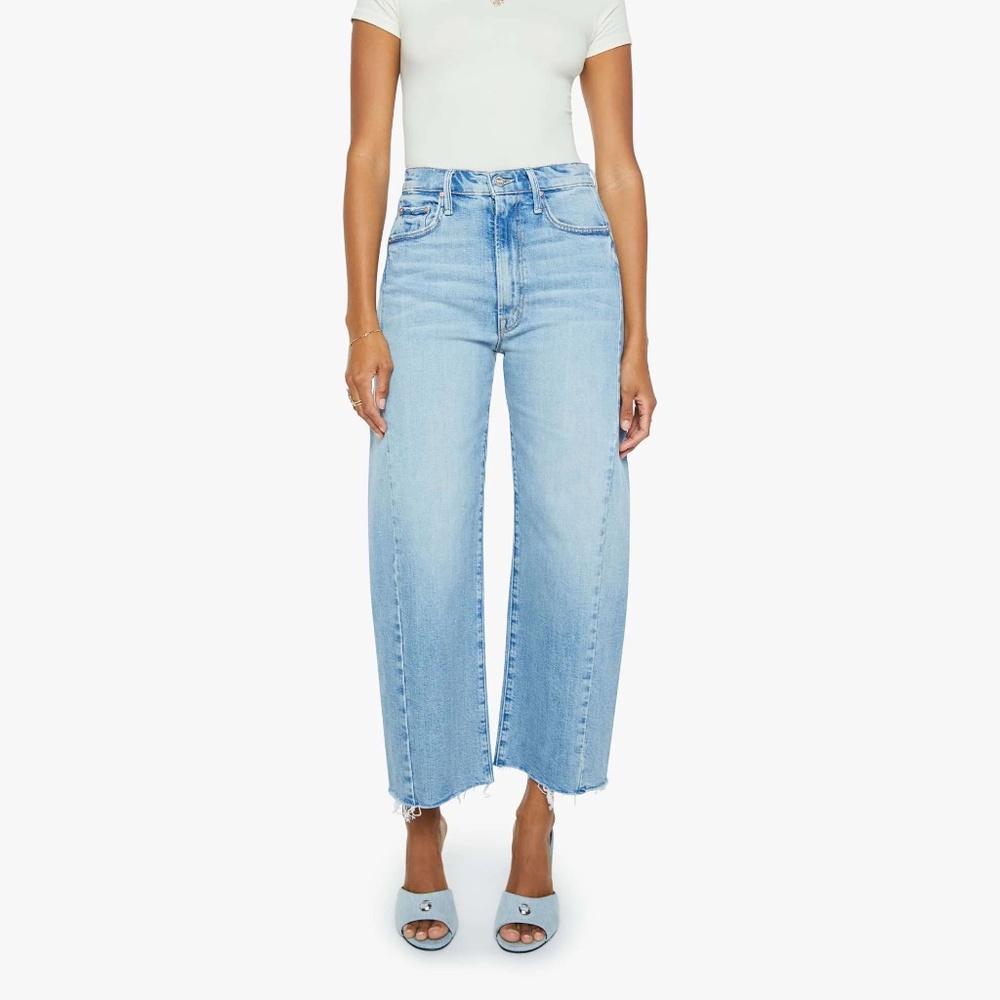 🌟 MOTHER Half Pipe Ankle Fray Color: I Confess Size 27🌟